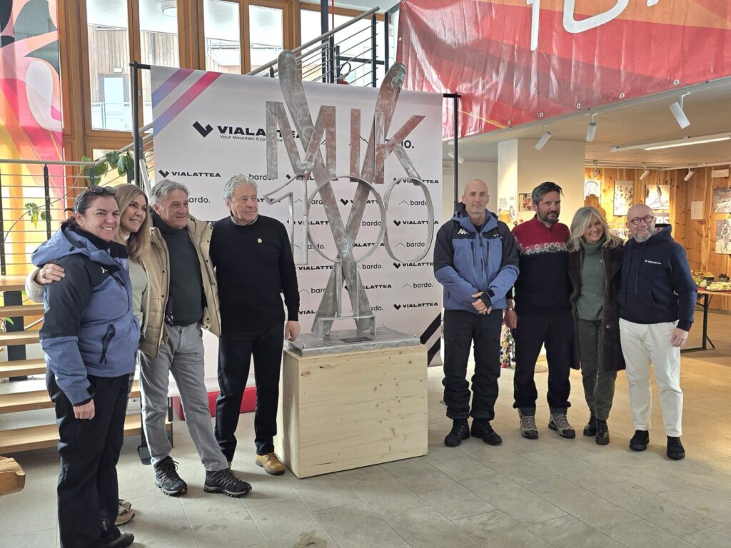 L'opera d'arte dedicata a Mikaela Shiffrin, a Sestriere @vialattea.it