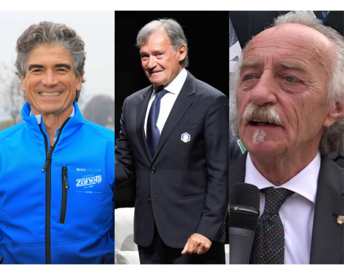 Antonio Noris, Flavio Roda, Roberto Bortoluzzi